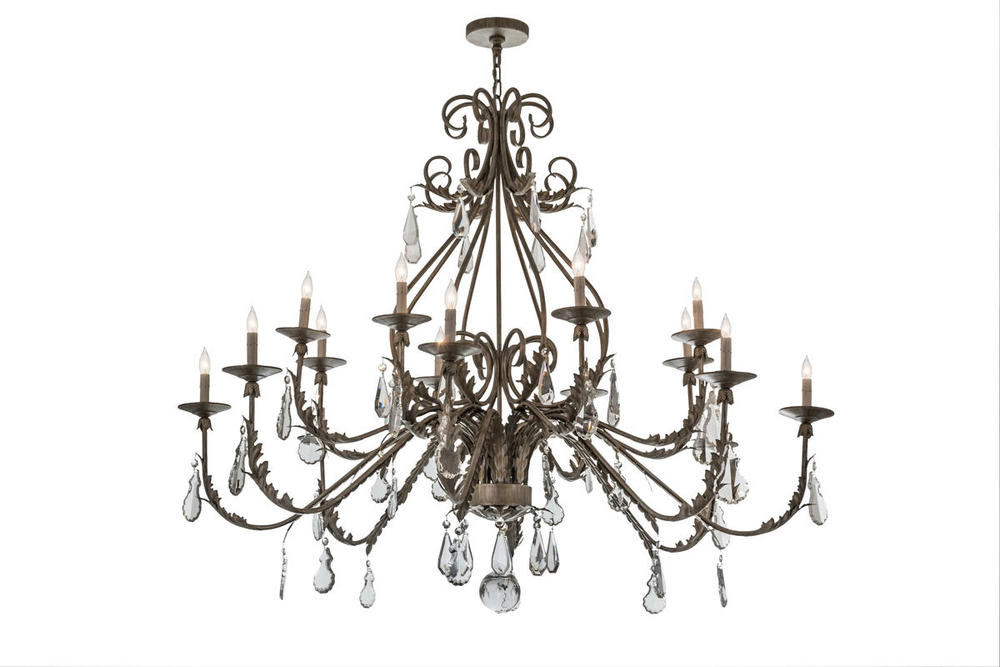 60&#34;W French Elegance 16 LT Chandelier