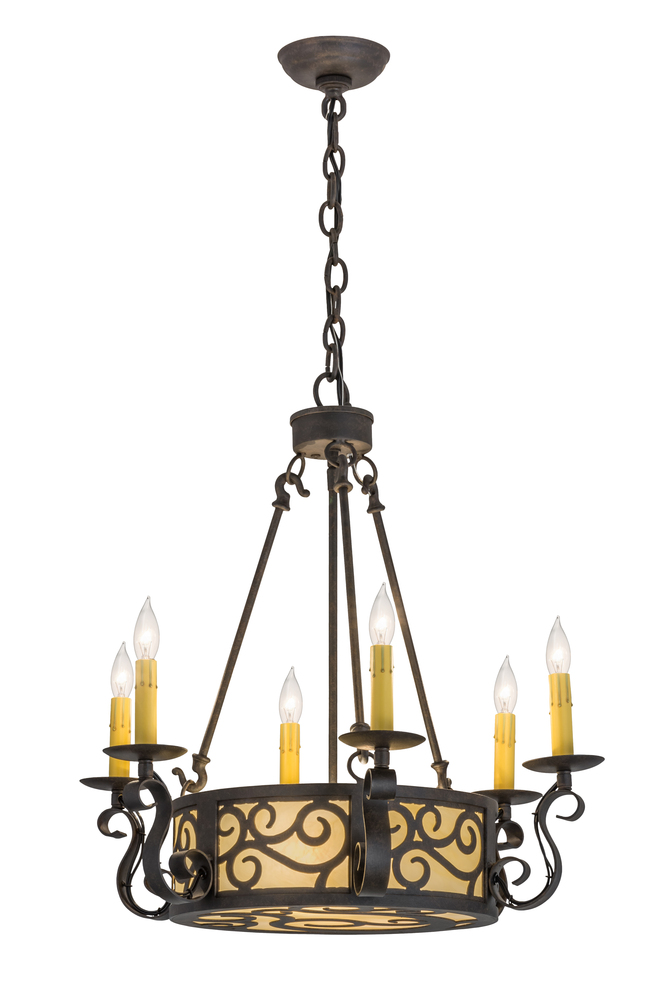 24&#34;W Delano 6 LT Chandelier