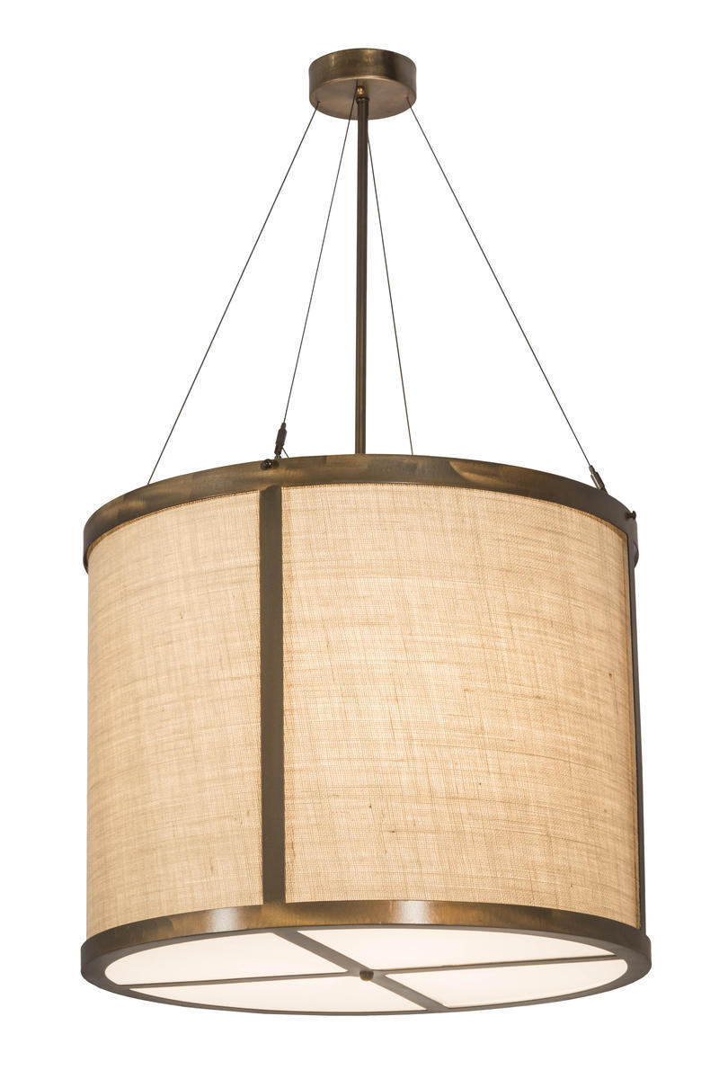 24&#34;W Cilindro Textrene Pendant