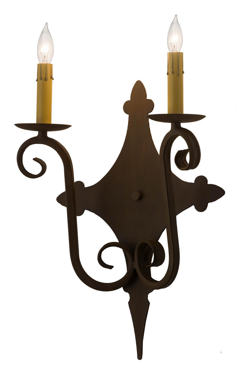 12&#34;W Angelique 2 LT Wall Sconce