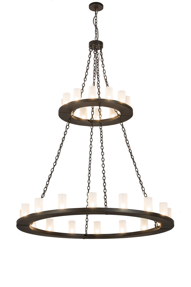 60&#34;W Loxley 28 LT Two Tier Chandelier