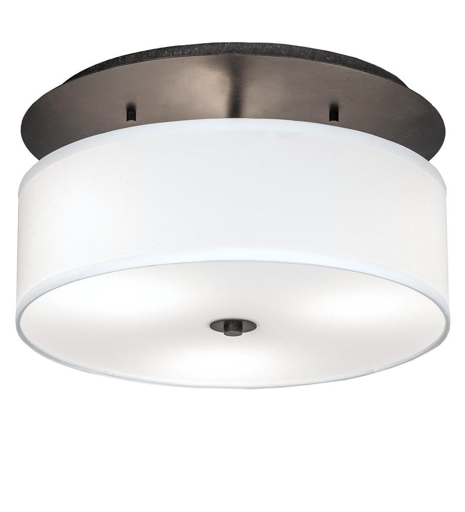 18&#34; Wide Cilindro Textrene Semi-Flushmount