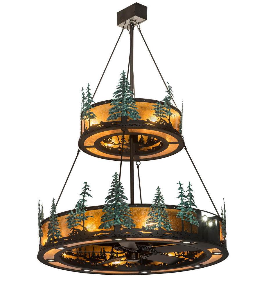 55&#34; Wide Tall Pines Two Tier Chandel-Air