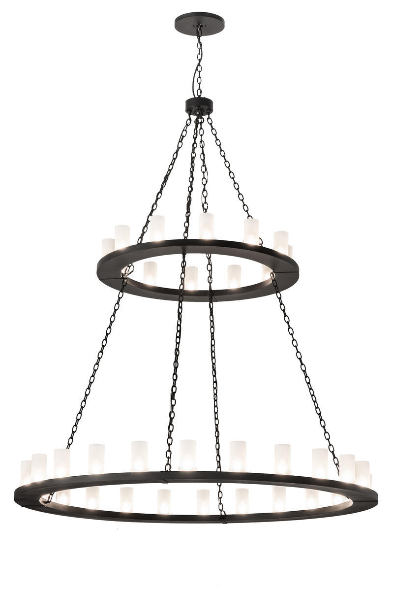 72&#34; Wide Loxley 36 LT Two Tier Chandelier
