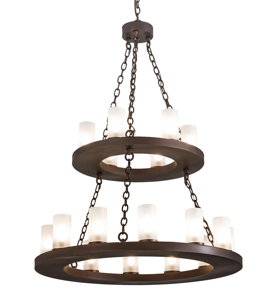 36&#34; Wide Loxley 18 LT Two Tier Chandelier