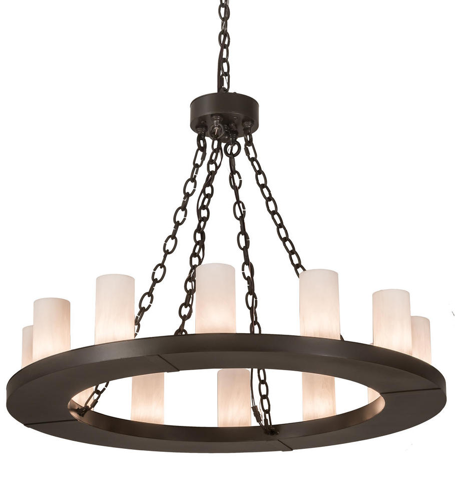 36&#34; Wide Loxley 12 Light Chandelier