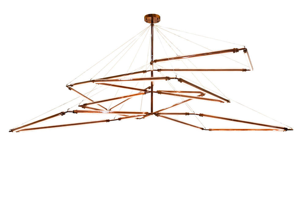216&#34; Wide Isotope Chandelier