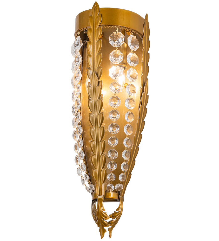 6&#34; Wide Chrisanne Crystal Wall Sconce