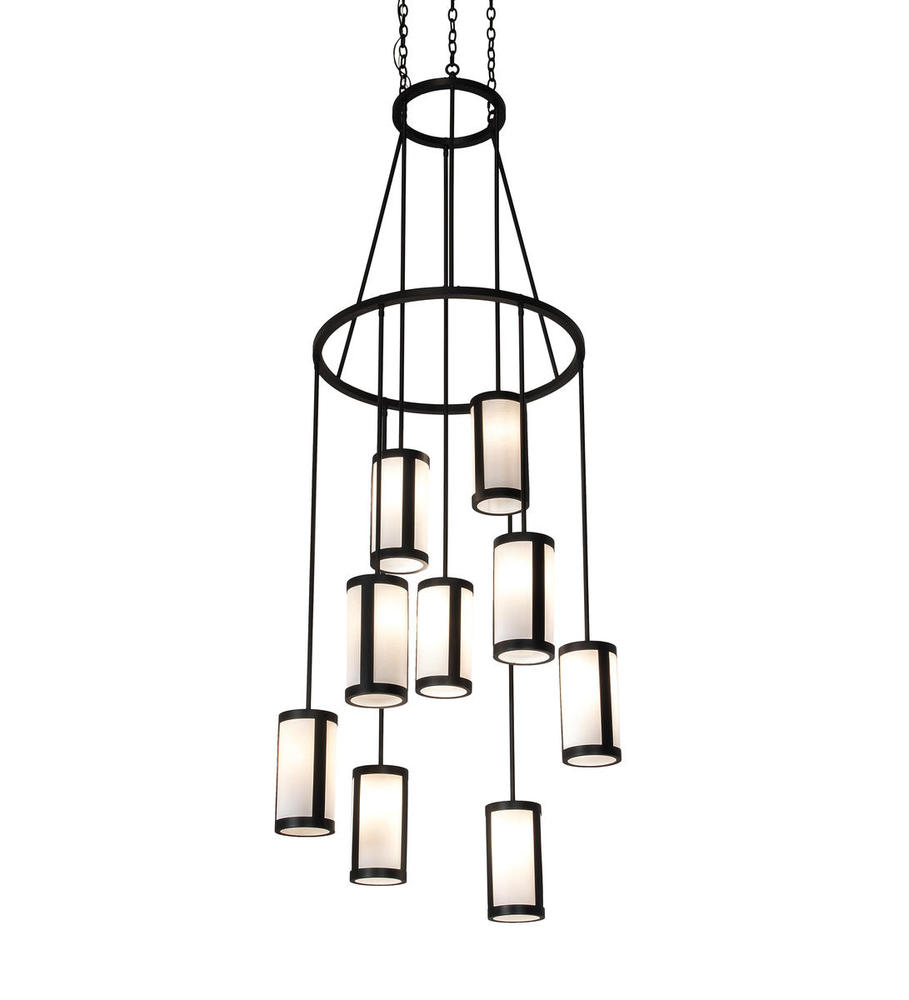 35&#34; Wide Cartier 9 Light Cascading Chandelier