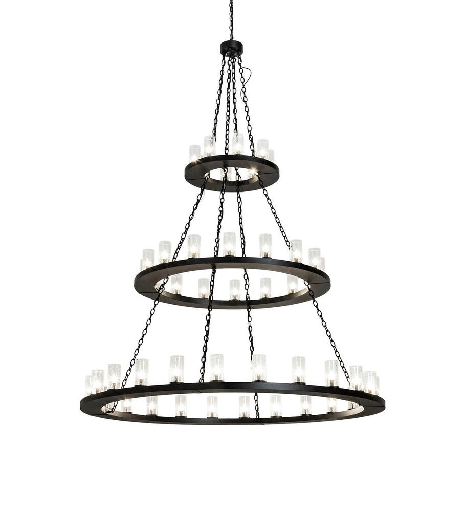 72&#34; Wide Loxley 48 Light Three Tier Chandelier