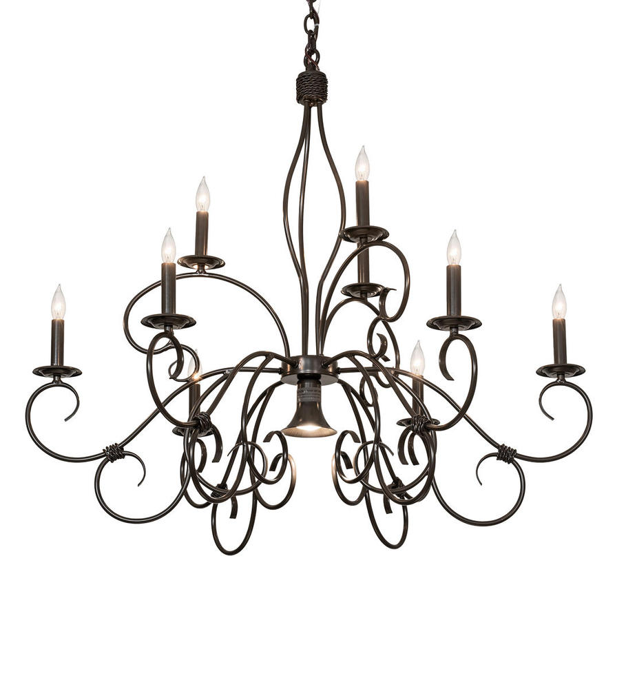 40&#34; Wide Grace 10 Light Two Tier Chandelier