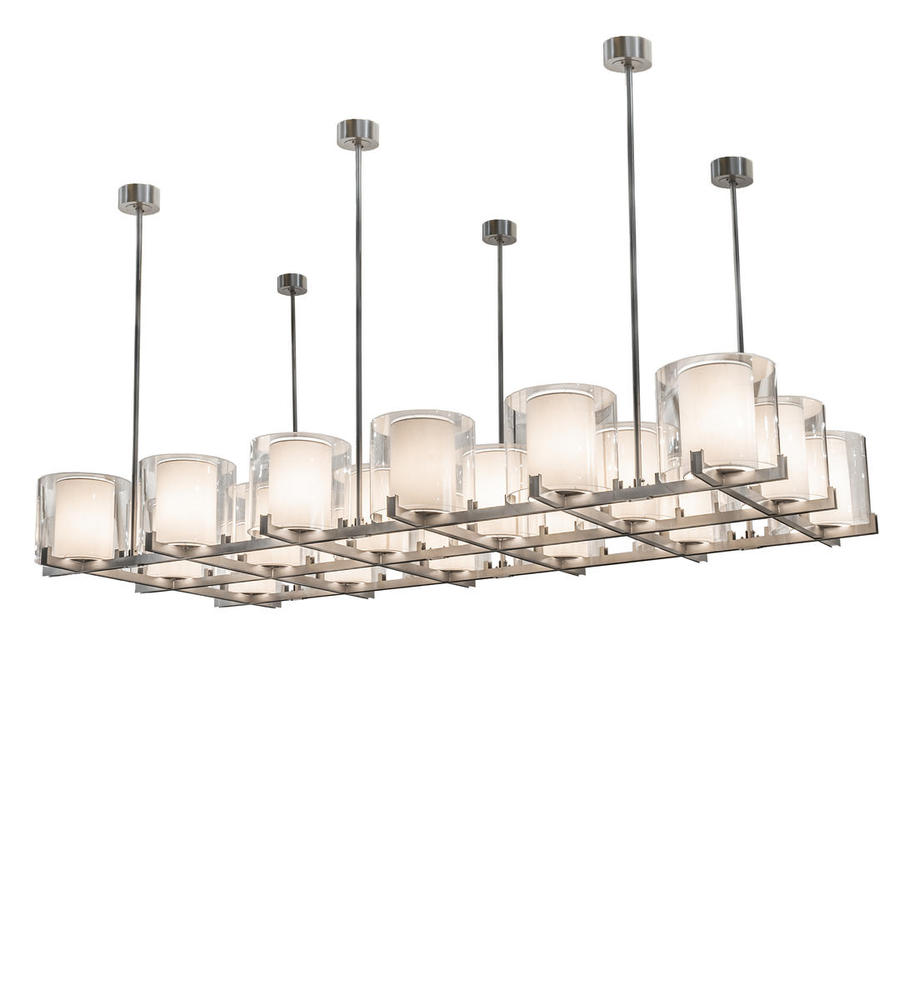 150&#34; Long Crawford 18 Light Oblong Pendant