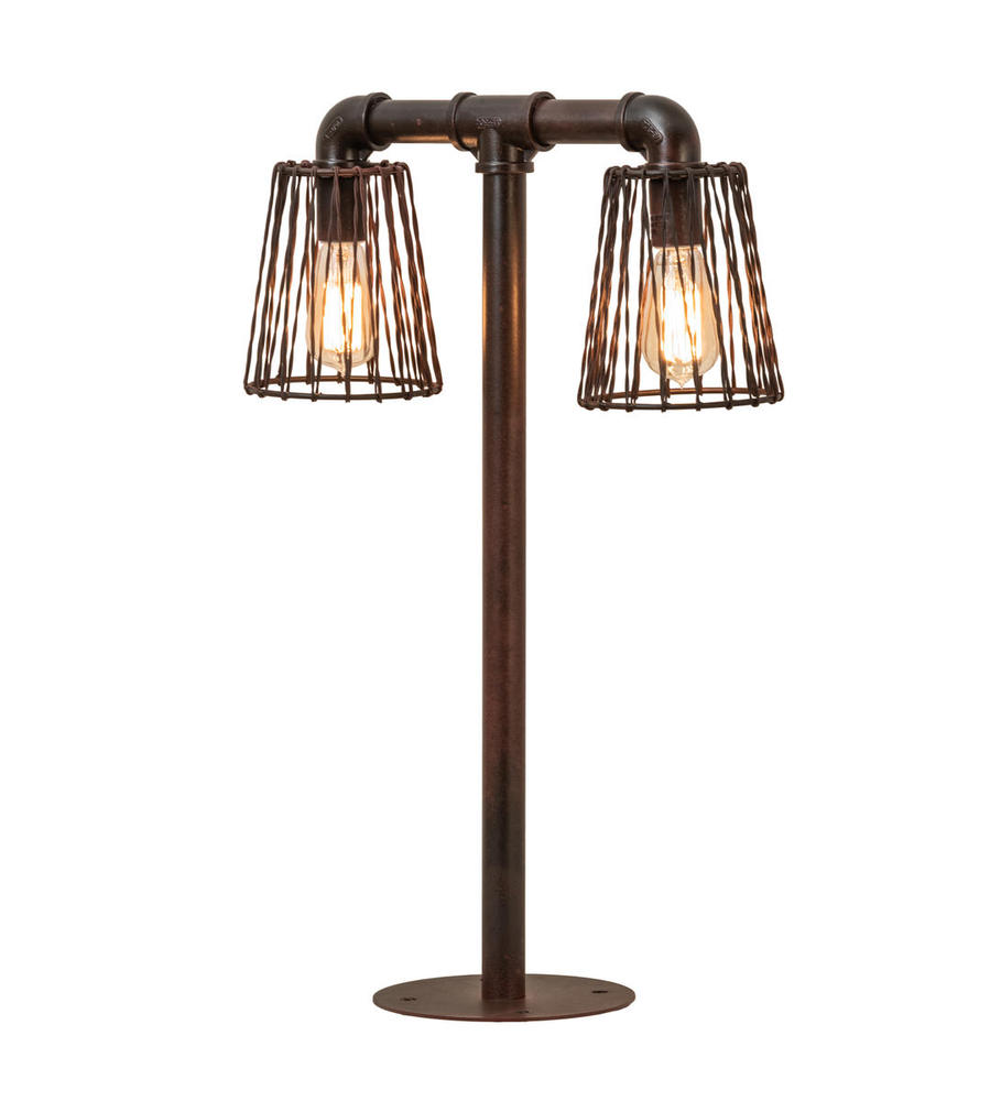 28&#34; High X 18&#34; Wide PipeDream 2 Light Table Lamp