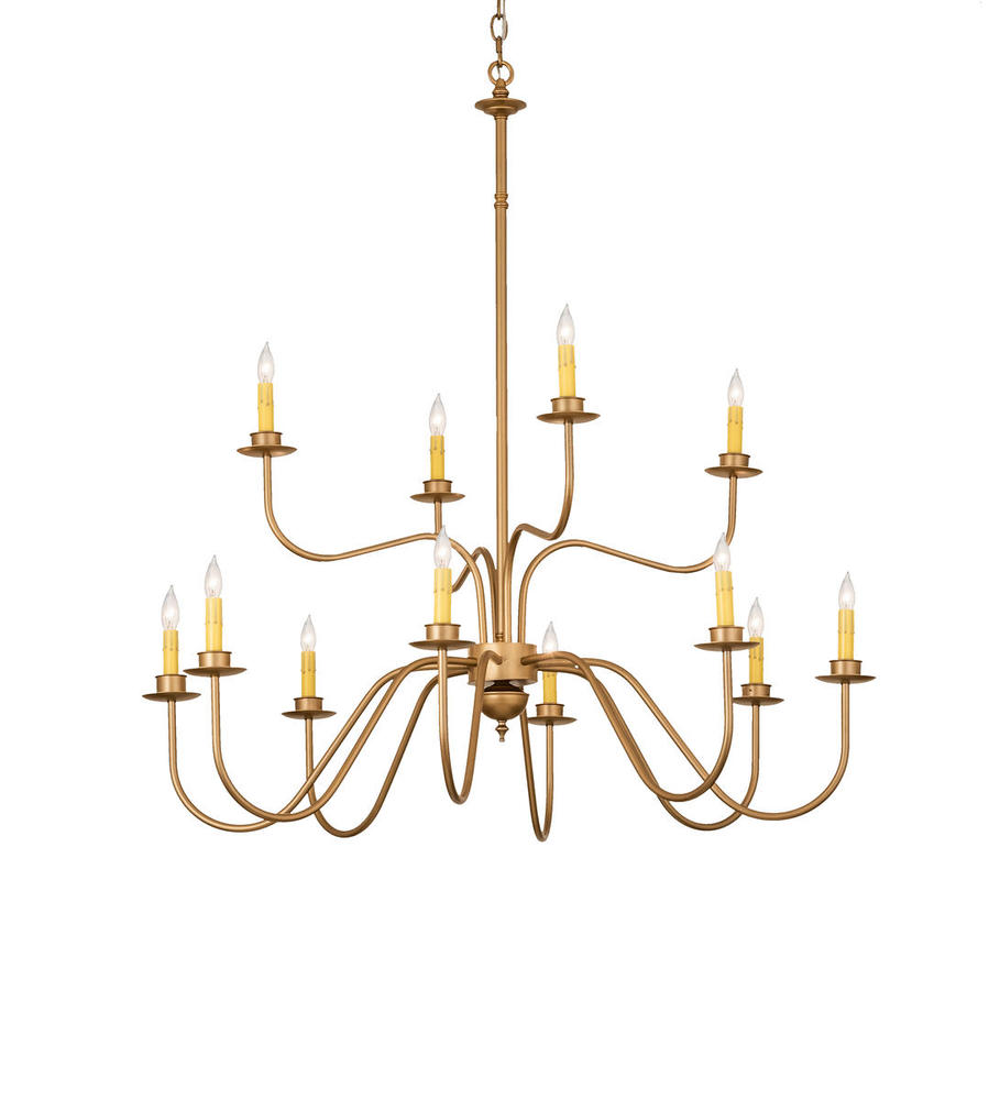 42&#34; Wide Ean 12 Light Two Tier Chandelier