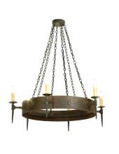 2nd Avenue Designs Blue 112812 - 47" Wide Warwick 6 Light Chandelier