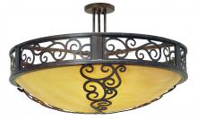 2nd Avenue Designs Blue 115156 - 28" Wide Lilliana Semi-Flushmount