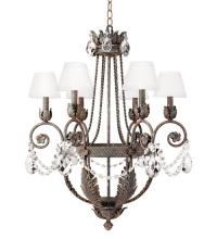 2nd Avenue Designs Blue 115984 - 26" Wide Antonia 6 Light Chandelier