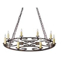 2nd Avenue Designs Blue 116245 - 42" Wide Ashley 8 Light Chandelier