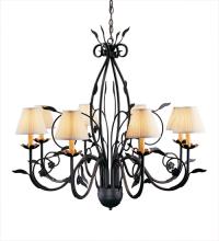 2nd Avenue Designs Blue 116649 - 36" Wide Bordeaux 8 Light Chandelier