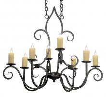 2nd Avenue Designs Blue 117288 - 36"L Clifton 8 LT Oblong Chandelier