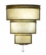 2nd Avenue Designs Blue 117540 - 18" Wide Rope Trimmed Cilindro Wall Sconce