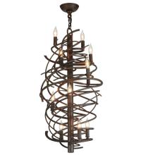 2nd Avenue Designs Blue 117938 - 24"W Cyclone 13 LT Chandelier