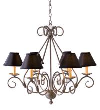 2nd Avenue Designs Blue 118910 - 30" Wide Olivia 6 Light Chandelier