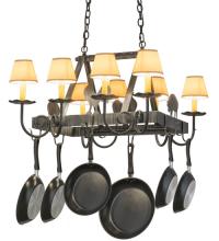 2nd Avenue Designs Blue 120772 - 27"L Barn Animals 8 LT Pot Rack