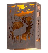 2nd Avenue Designs Blue 120788 - 10"W Deer Wall Sconce