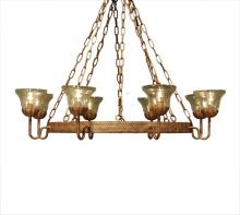 2nd Avenue Designs Blue 120792 - 42" Wide Cormac 8 Light Chandelier