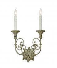 2nd Avenue Designs Blue 137119 - 14" Wide Rachelle 2 Light Wall Sconce