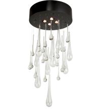 2nd Avenue Designs Blue 139392 - 24" Wide Teardrop Crystal Chandelier