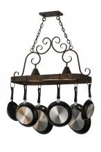 2nd Avenue Designs Blue 197892 - 32"L Elana 2 LT Pot Rack