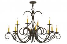 2nd Avenue Designs Blue 146968 - 48"W Cypress 12 LT Chandelier