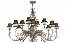 2nd Avenue Designs Blue 147591 - 50" Wide Twigs 12 Light Chandelier