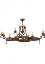 2nd Avenue Designs Blue 148577 - 60"W Andorra 12 LT Chandelier