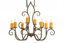 2nd Avenue Designs Blue 149185 - 36"L Clifton 8 LT Oblong Chandelier