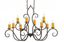 2nd Avenue Designs Blue 149375 - 48"L Clifton 10 LT Oblong Chandelier