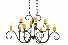 2nd Avenue Designs Blue 149426 - 48"L Clifton 10 LT Oblong Chandelier