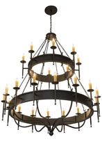 2nd Avenue Designs Blue 153295 - 72" Wide Marta 24 Light Two Tier Chandelier