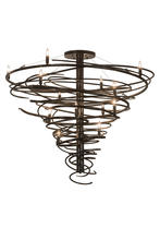 2nd Avenue Designs Blue 158869 - 48"W Cyclone 14 LT Chandelier