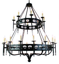 2nd Avenue Designs Blue 160775 - 72" Wide Gina 24 Light Two Tier Chandelier