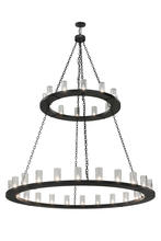 2nd Avenue Designs Blue 164615 - 72" Wide Loxley 36 Light Two Tier Chandelier
