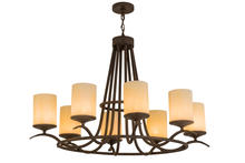 2nd Avenue Designs Blue 165224 - 48" Long Octavia 8 LT Oblong Chandelier