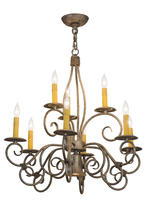 2nd Avenue Designs Blue 165963 - 26" Wide Grace 10 Light Chandelier