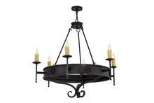 2nd Avenue Designs Blue 166957 - 48" Wide Lorenzo 6 Light Chandelier