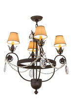 2nd Avenue Designs Blue 167827 - 26"W Antonia 4 LT Chandelier