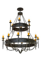 2nd Avenue Designs Blue 168295 - 60" Wide Marta 18 Light Two Tier Chandelier