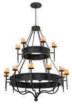 2nd Avenue Designs Blue 172299 - 60" Wide Marta 18 Light Two Tier Chandelier