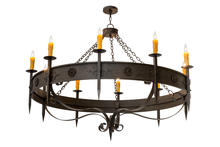 2nd Avenue Designs Blue 173532 - 66"W Calandra 10 LT Chandelier